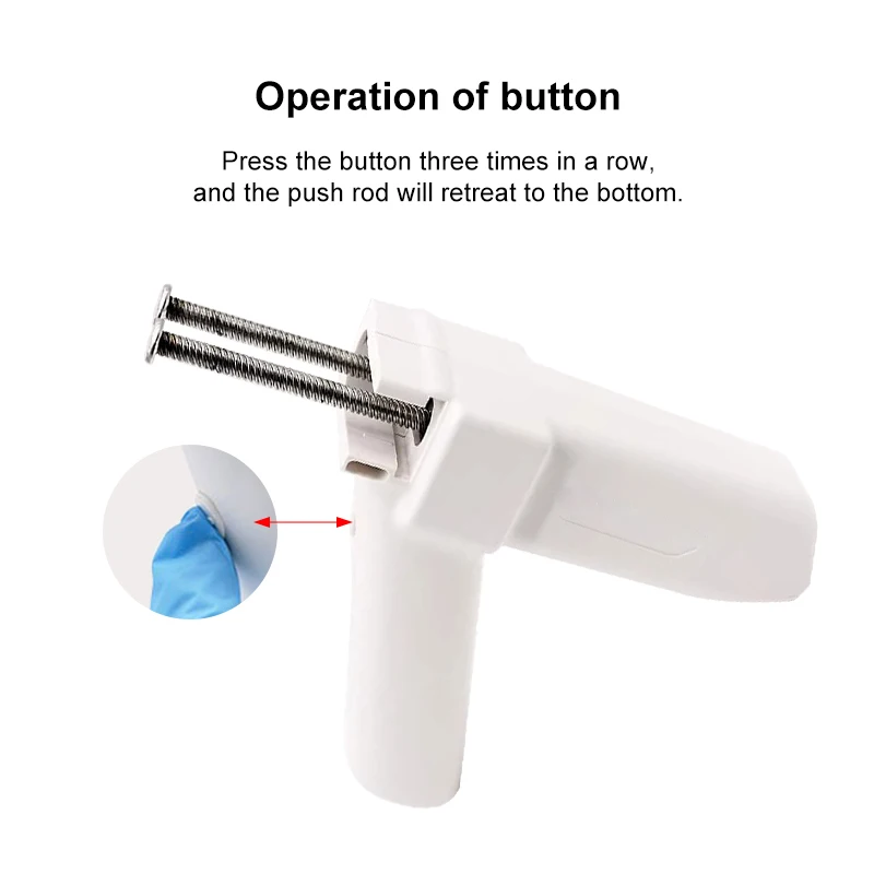 1 Set VVDental Professional Dental Lab Electric Silicone Dispensing Gun High Precision Stable Output 1:1 2:1 4:1 50ml Cartridge
