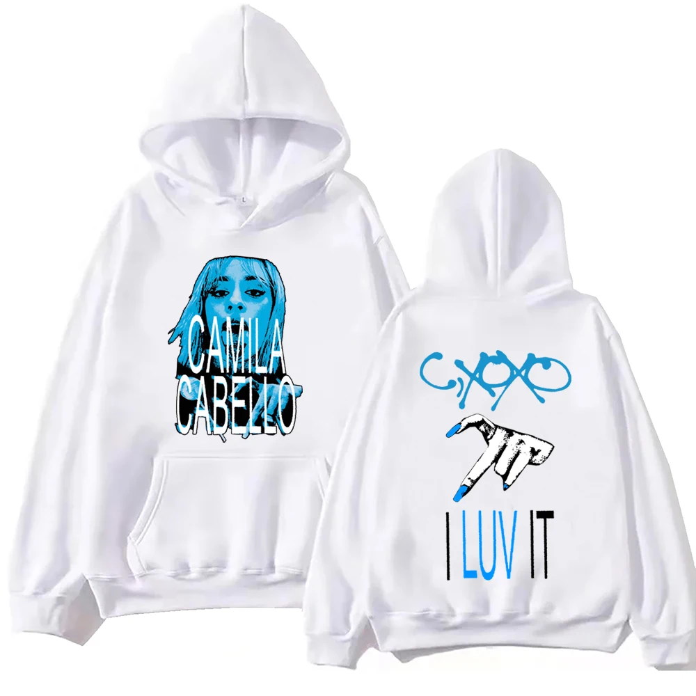 Harajuku Camila Cabello C Xoxo Hoodie For Men Women Long Sleeves Casual Sweatshirt Fans Gift Gothic Hip Hop Hooded Streetwear