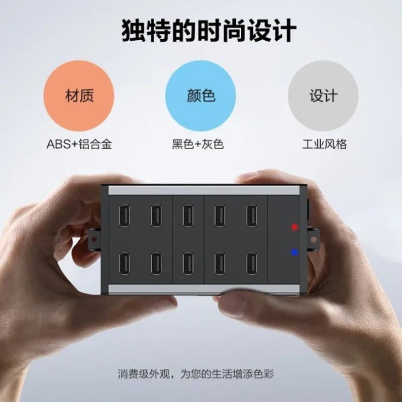 10-Port USB Hub Mobile Phone Brush Hard Disk Expansion Charging Dedicated Hub