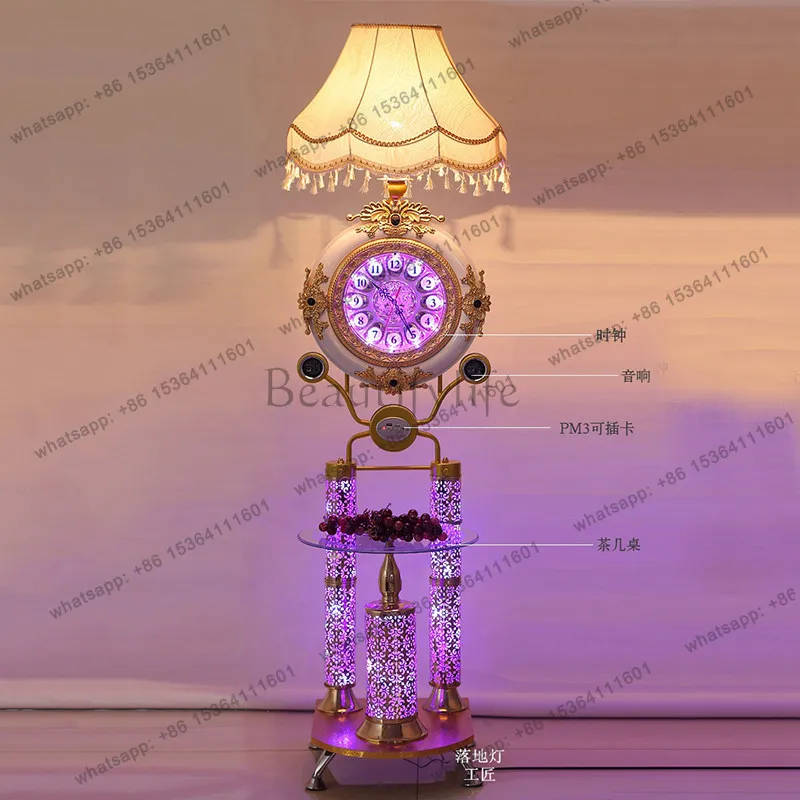 Nordic floor cute creative fashion simple modern coffee table vertical luminous object