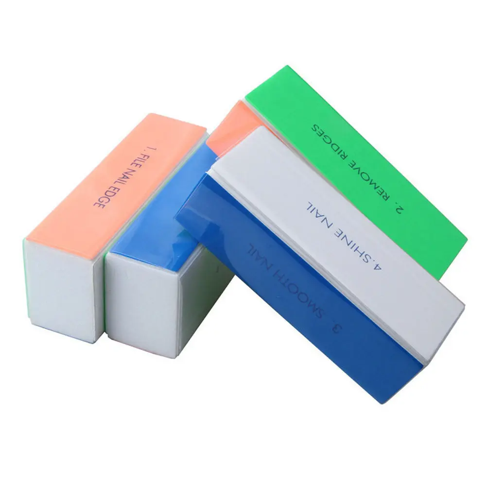 

20Pcs Nail Buffer Block 4-Sided Sponge File for Natural False Nails Extensions Salon Grade Professional Nail Art Tool