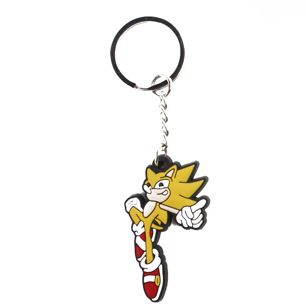 Sonic The Hedgehog anime thema sleutelhangers, stripfiguren, modellen, rugzak sleutelhangers, kerstcadeaus, verjaardagscadeaus