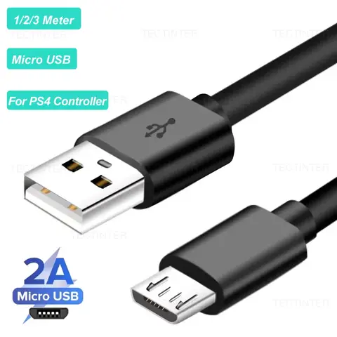 1M/2M/3M Fast Charging Micro USB Cables for PS4 Gamepads for Android Phone Data Power Cable For Xbox One Controller Accessories