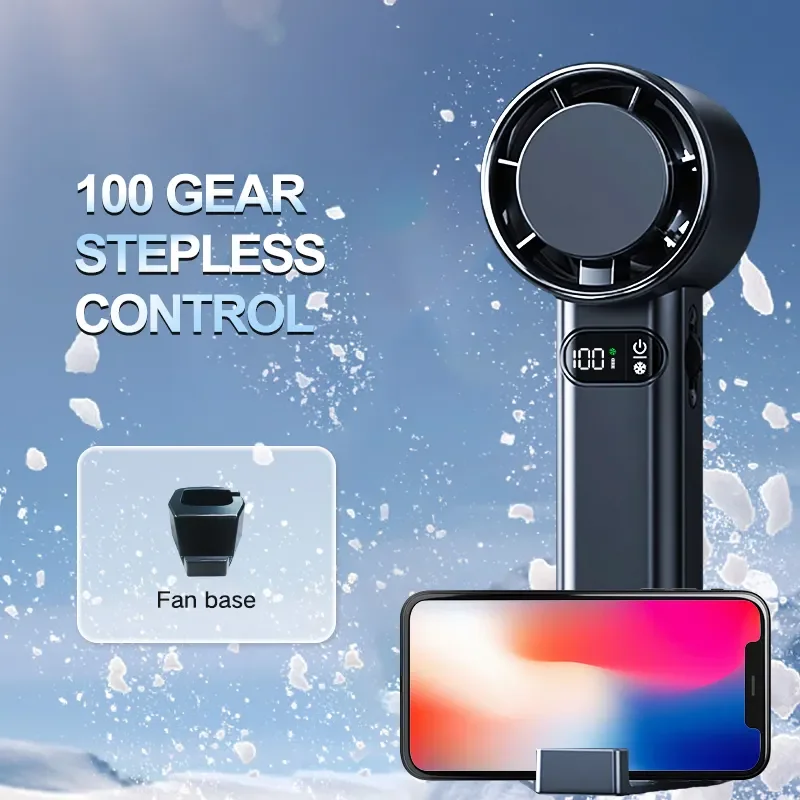 

IMYCOO Newest 100 Speed 4800mAh Super Power Portable Mini Fan Custom Logo Rechargeable Cooling Travel Personal Handheld Fan