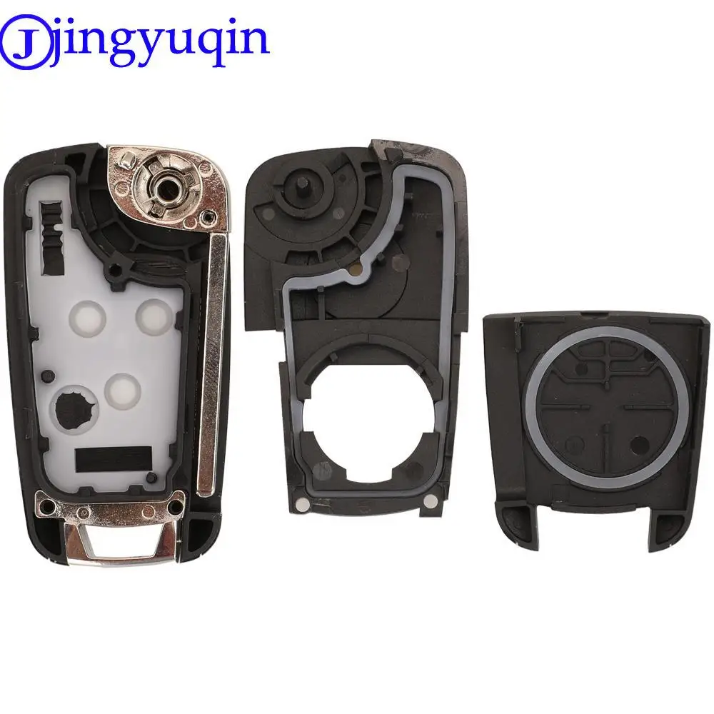 Jingyuqin Flip Pieghevole Chiave A Distanza Dell\'automobile Borsette Per Chevrolet Cavalier Aveo 2020 2/3 Pulsante HU100 Lama