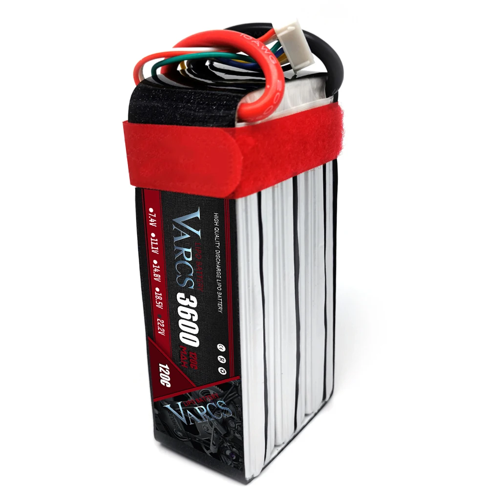 Lipo Batteries VARCS 7.4V 11.1V 15.2V 14.8V 22.2V 2S 3S 4S 6S 3500mAh 5200Mah 6300Mah 6500mAh 6200mAh 6750mAh 8000mAh 7000mAh