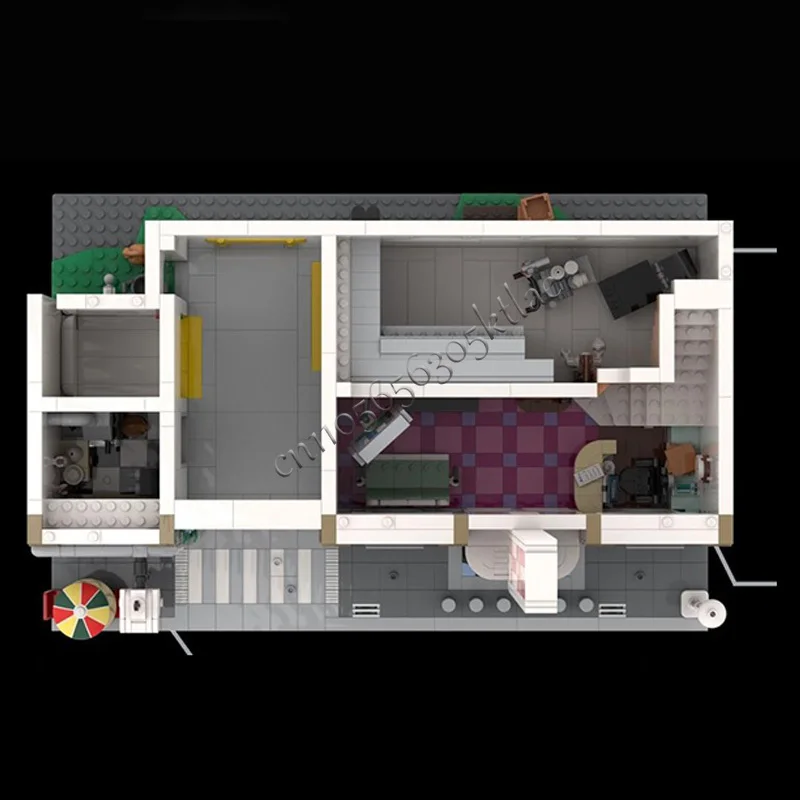 4011 قطعة شارع المنزل وحدات مستشفى MOC تخصيص وحدات بنة الاطفال شعبية التصميم الإبداعي لتقوم بها بنفسك عطلة لعبة الهدايا