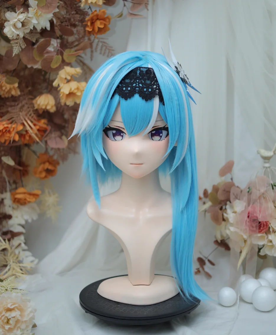 

(NFD36--29)Customize Full Head With Lock Pretty Female/Girl Japanese Animego Character Kig Cosplay Kigurumi Mask Crossdress Doll