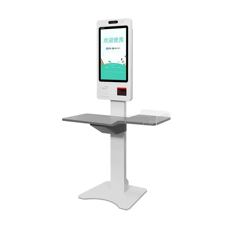 

32\" Touch Screen Self-Service Ordering Terminal Advertising System Floor-Standing Installation Indoor Use Function