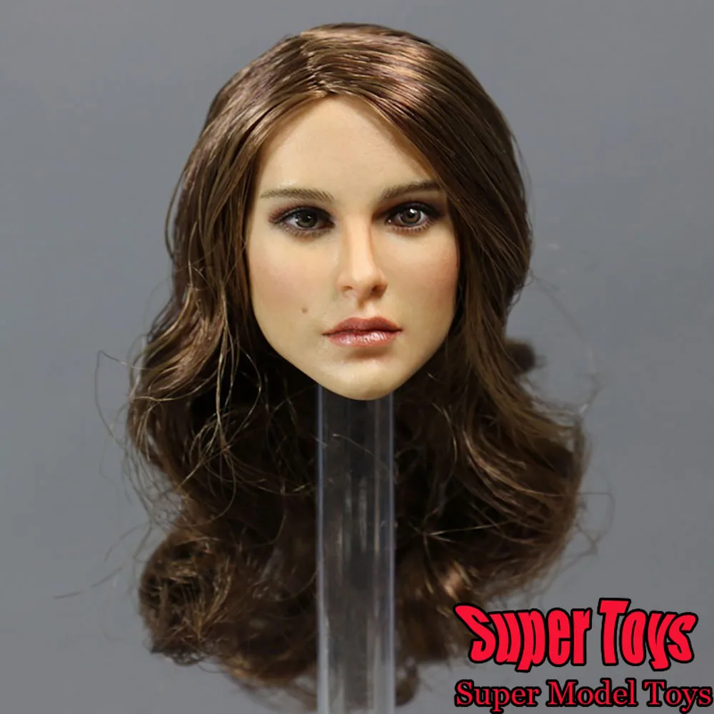 

KIMI TOYS KT008 1/6 Soldier European American Female Head Sculpt Natalie Portman Head Carving For 12'' Action Figure Toys