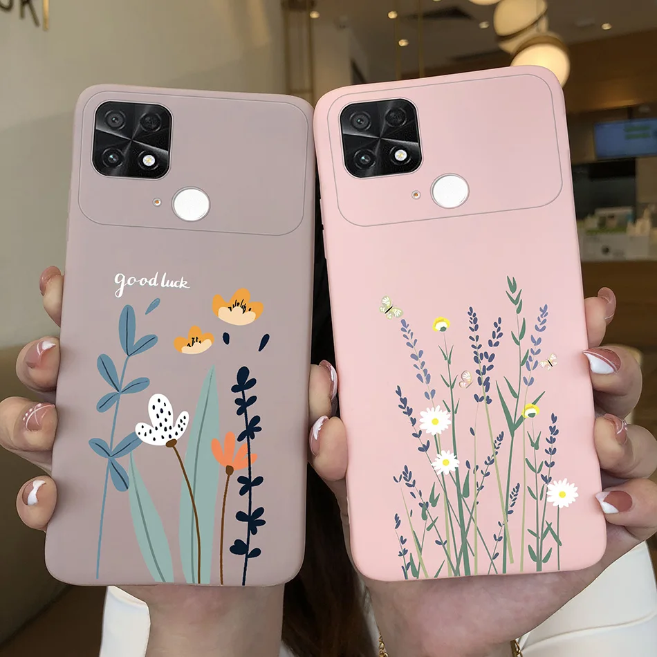 For Poco C40 Case For Xiaomi Poco C40 2022 Cover Cute Cartoon Painted Silicone Phone Cases For Xiomi Poco C40 C 40 PocoC40 Cover