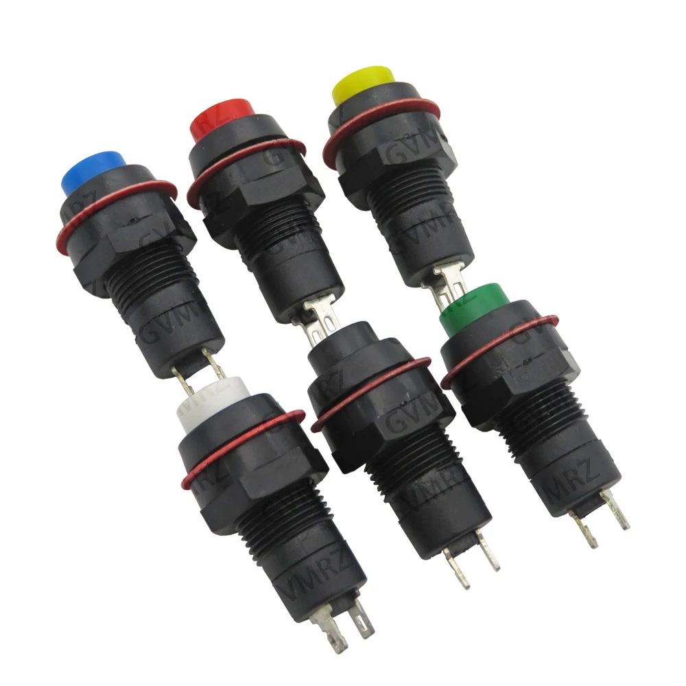 5PCS10mm Round Miniature Push Button Switch Round Button DS213 DS211 For Integrated circuit Momentary/Self Locking DS-213/DS-211