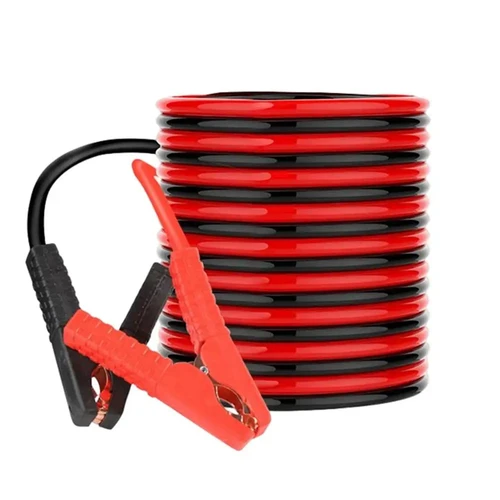 Dispositivo de arranque de refuerzo de carga de energía para coche, Cable de salto de batería, Cable de conexión, Cables de puente, Clip de cocodrilo, piezas universales para coche