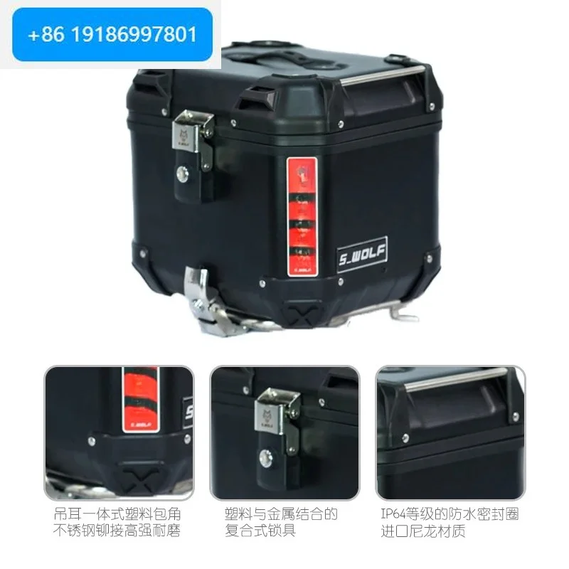 For F750/F850/R1200/R1250GS/ADV Aluminum Alloy Side Trunk with Three Boxes Motorcycle Accessories