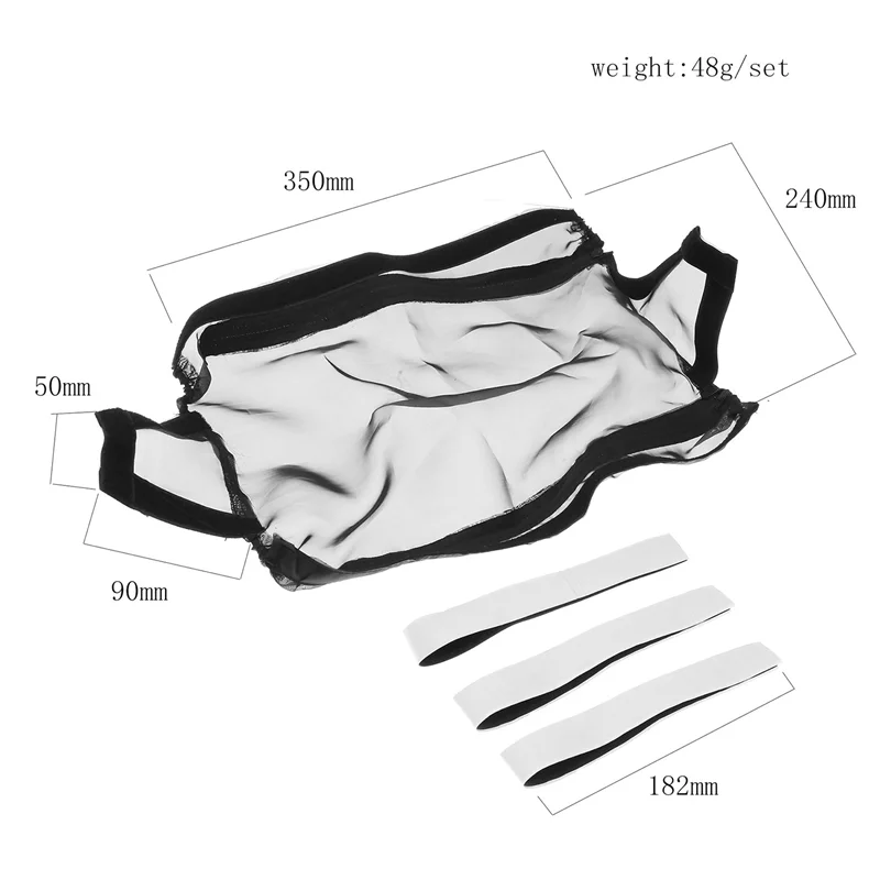 AS96-capa protetora à prova dwaterproof água chassi sujeira poeira resistir guarda capa para traxxas 1/6 xrt 78086-4 8s rc carro atualização acessórios