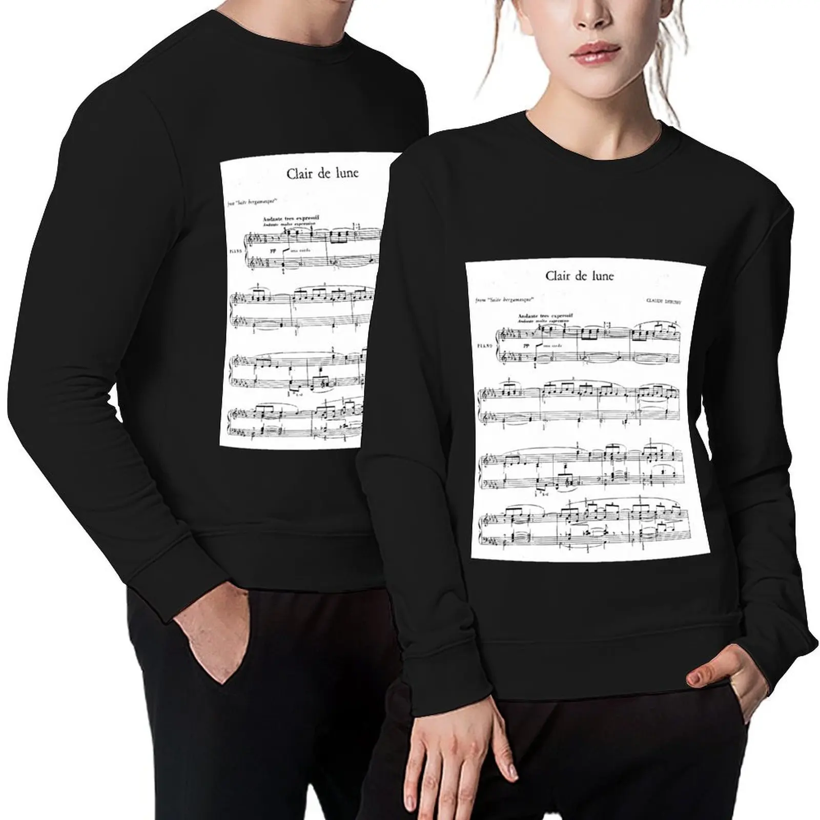 

Debussy Clair de Lune Pullover men's sweat-shirt winter clothes mens clothes male clothes winter man sweatshirt