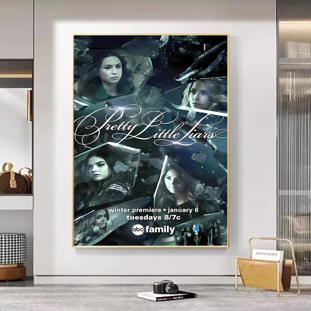 Pretty Little Liars Classic Movie poster adesivo di carta impermeabile Coffee House Bar Decor Art Wall Stickers