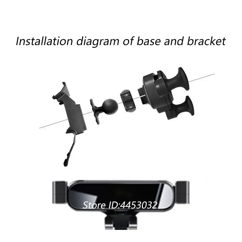 1 دعوى حامل هاتف السيارة لأودي Q2 2019-2022 منفذ الهواء حامل يتصاعد الجاذبية لتحديد المواقع المحمول قوس الملحقات