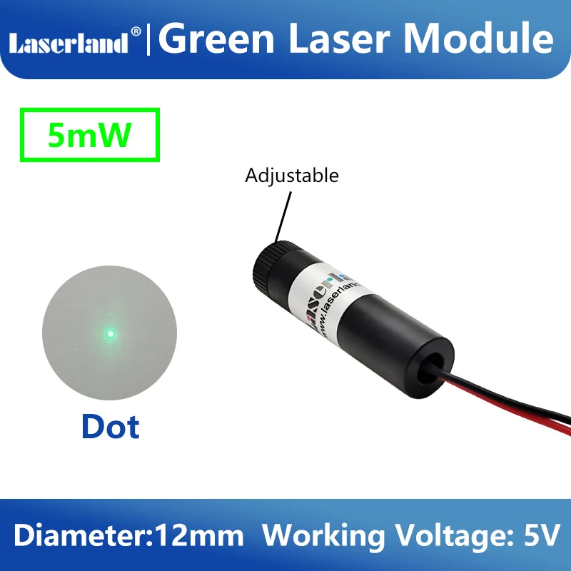 Rot-Grün-Punkt-Linien-Kreuz-Lasermodul Laserkopf für Quilting Laser-Stoffmarkierung Positionierer