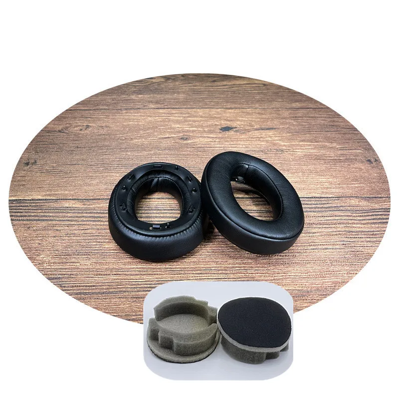 Sostituzione dei cuscinetti per le orecchie in tessuto a rete per le cuffie Sony WH-1000XM3 cuscinetti per le orecchie cuscini per le orecchie in pelle proteica parte di riparazione della copertura dell'orecchio
