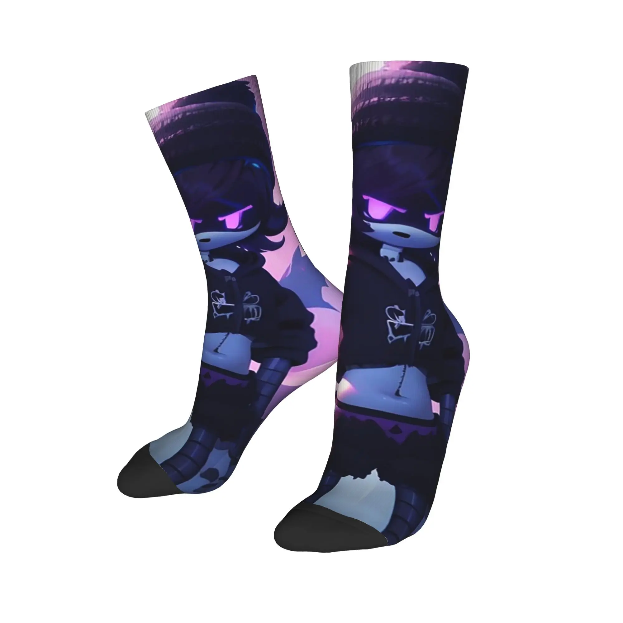 

Носки на все сезоны, носки Uzi Doorman из игры Murder Drones, длинные носки в стиле Харадзюку, аксессуары для мужчин и женщин, подарки