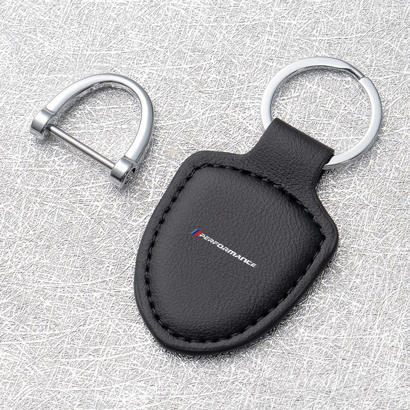 

Luxury Genuine Leather Car Key Key Chain Ring For BMW Performance X1 X3 X4 X5 E46 E90 F20 E60 E39 F10 M1 M2 M3 M5 M6 E87