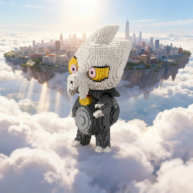 

Набор для сборки модели короля (8309 деталей) MOC: креативный коллекционный конструктор, подарок для взрослых и детей, декор для дома и офиса