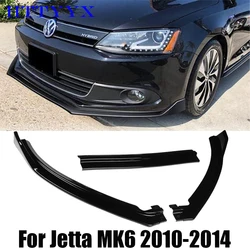 Gloss Black Front Bumper Splitter Lip Diffuser Body Kit Spoiler Guard Fit for Volkswagen JETTA 2010 2011 2012 2013 2014