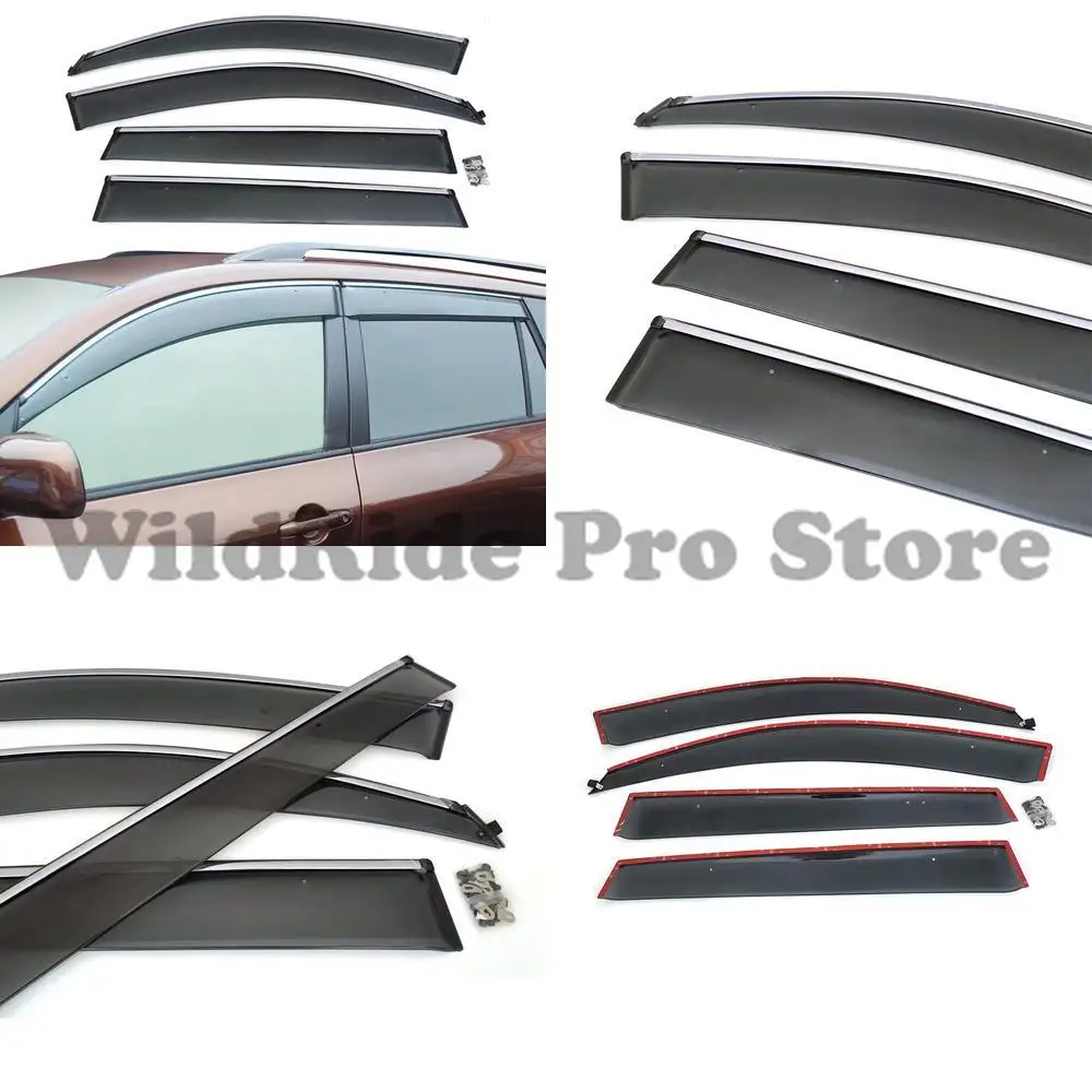 

1 set Universal for Toyota 2009-2012 RAV4 Window Wind Deflector Extended Plastic Rain Guard Toyota RAV4 Rain Visor