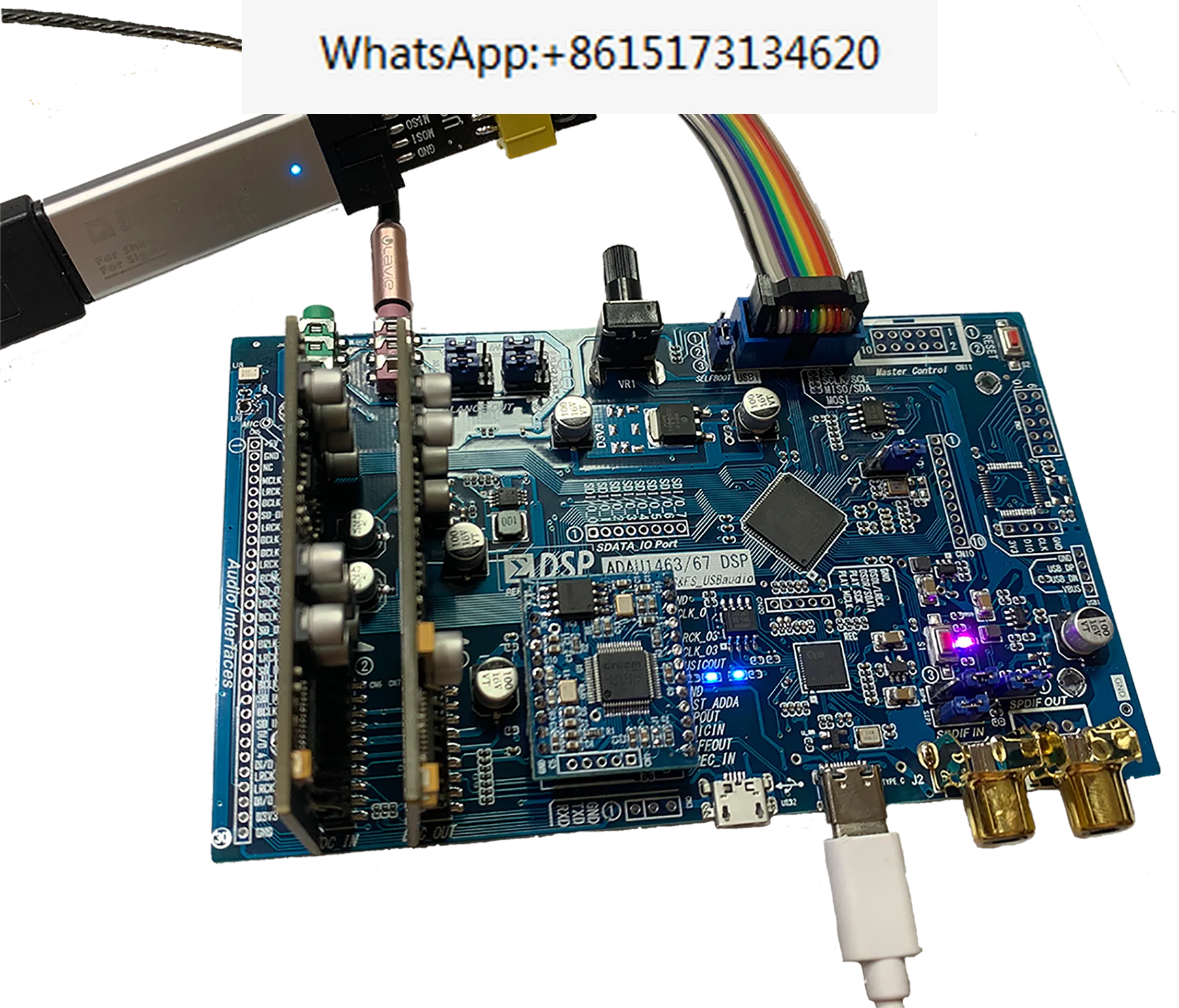 Adau1463 Development Board Adau1467 Is Compatible with Ct7601usb Interface Sam5504 Effector Module