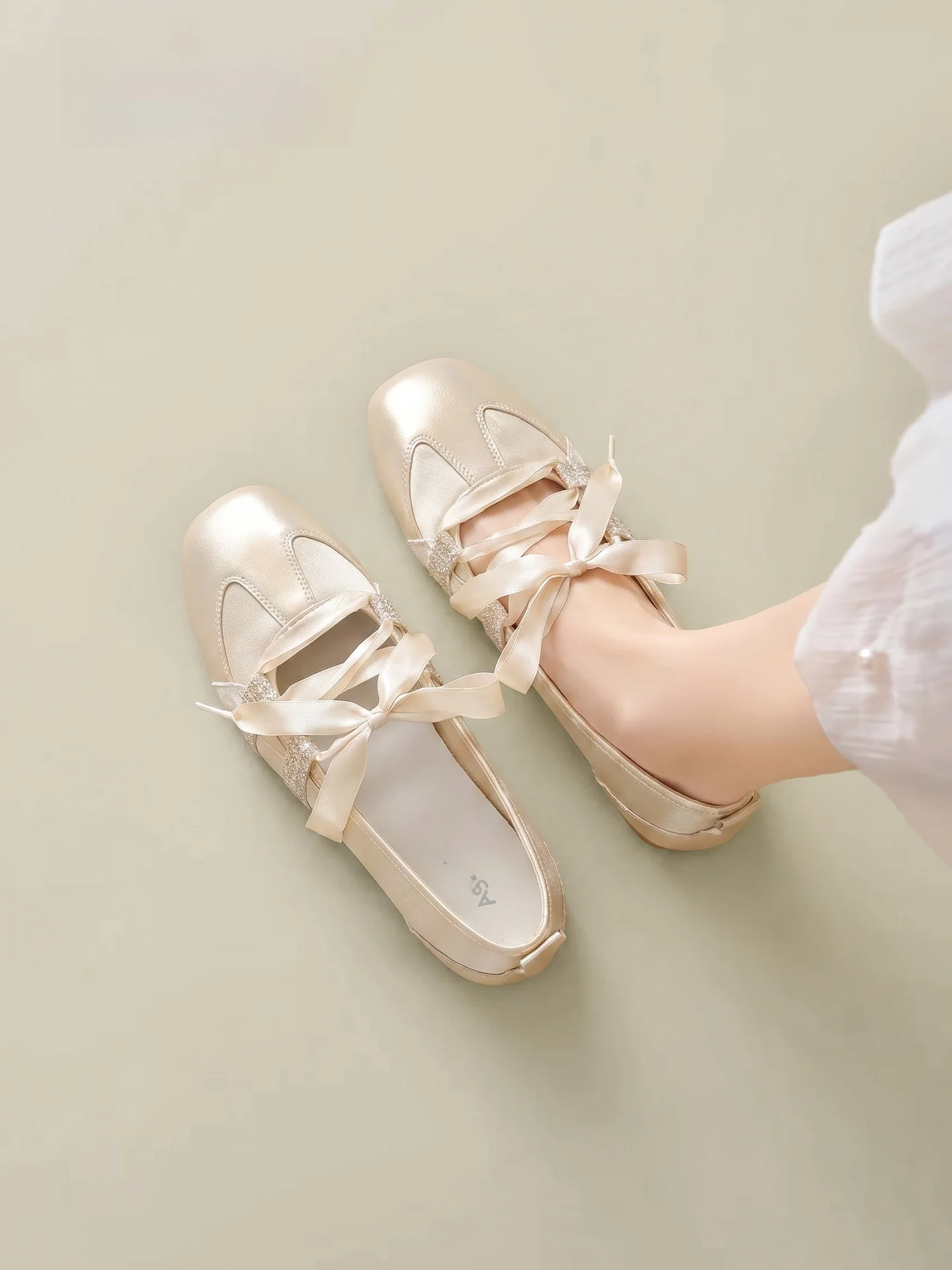 

Agsdon Ballet Flat Shoes Mary Janes Women's Summer New Style Comfortable Not Tired Foot Lightweight Upgraded Version