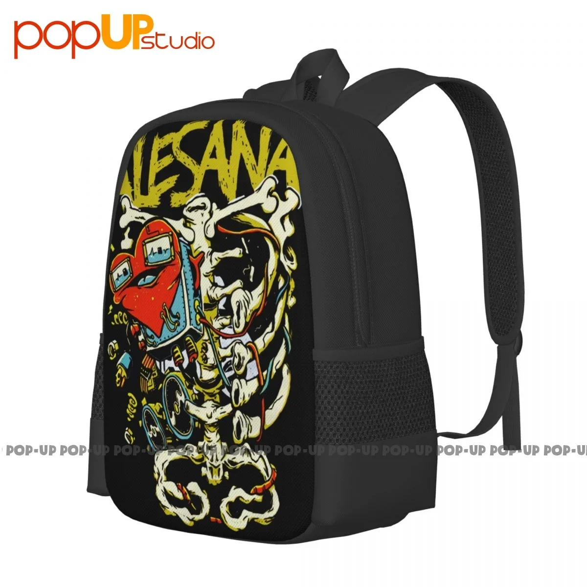 Alesana Post Hardcore Banda Mochila, Grande Capacidade Escola Formação Ginasta Bag, P-212