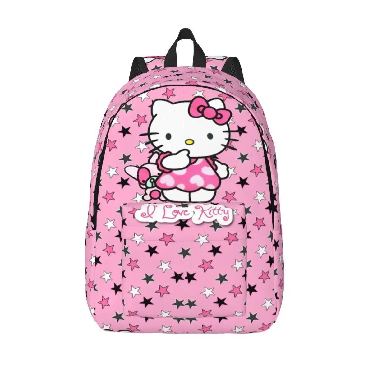 

Рюкзак Hello Kitty Star с героями мультфильмов, сумка для школьников начальной школы, рюкзак для подростков, походный рюкзак