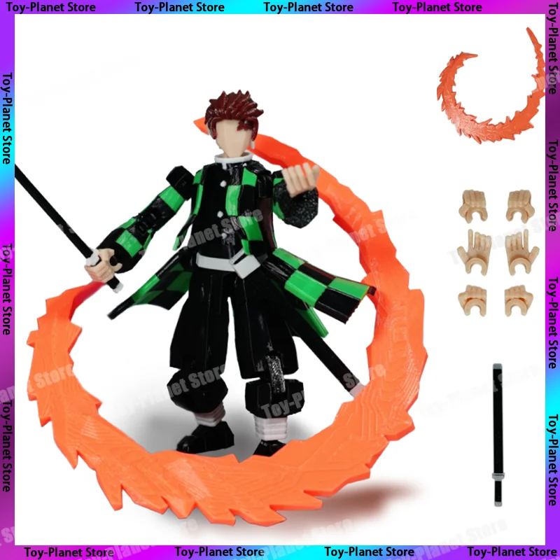 

В наличии 3d печатный манекен Demon Slayer Kamado 13, танджиро, многошарнирные фигурки Shapeshift, манекен, подарки на заказ, игрушки