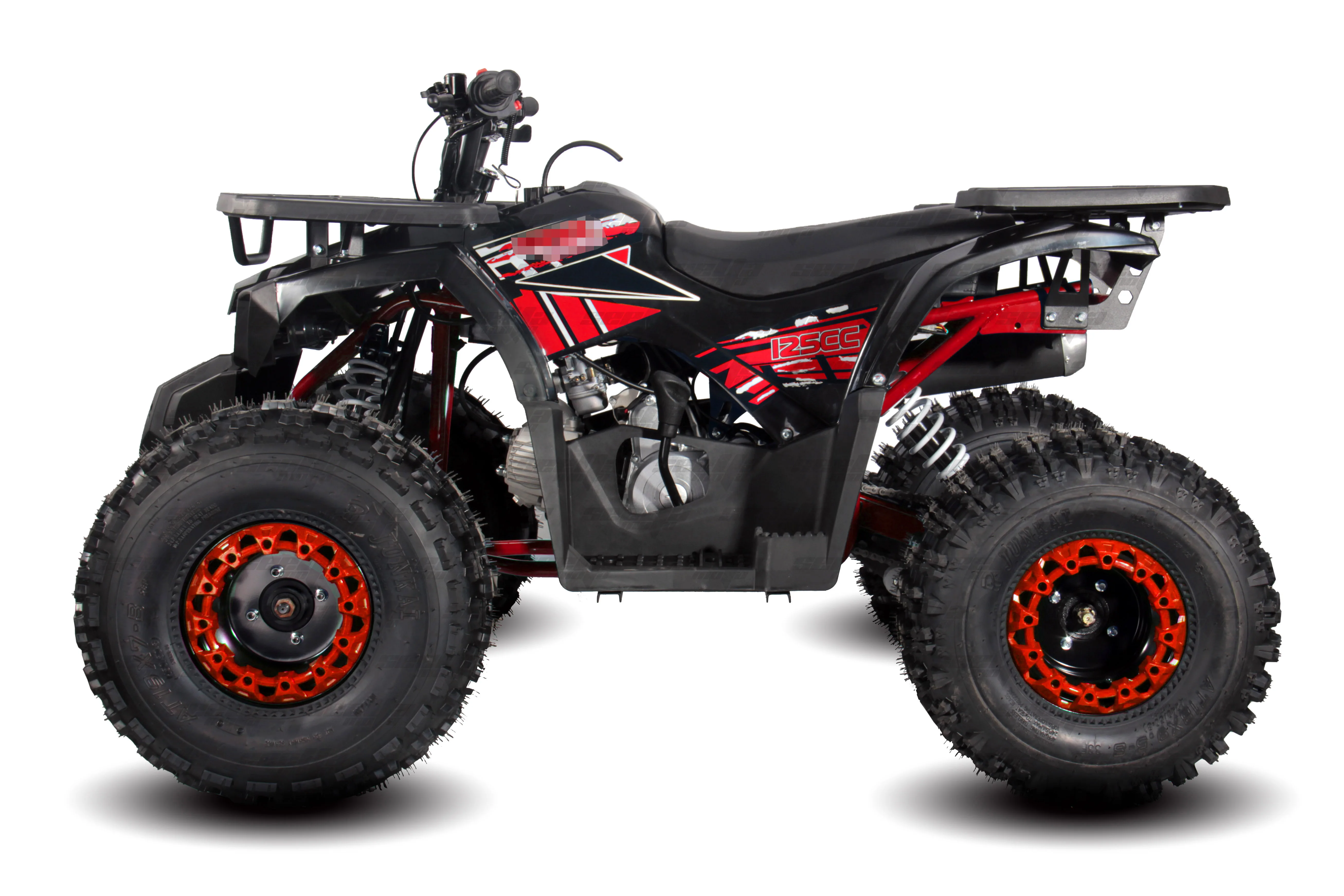 125cc Quad Atv 2WD 4-Stroke Payload ≤100kg Maximum Speed 50-75Km/h All Terrain Vehicle