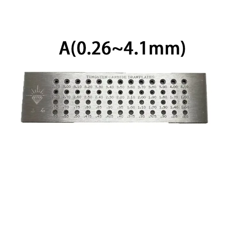 

Wire forming tool Tungsten carbide material Silver gold steel jewelry wire pull plate