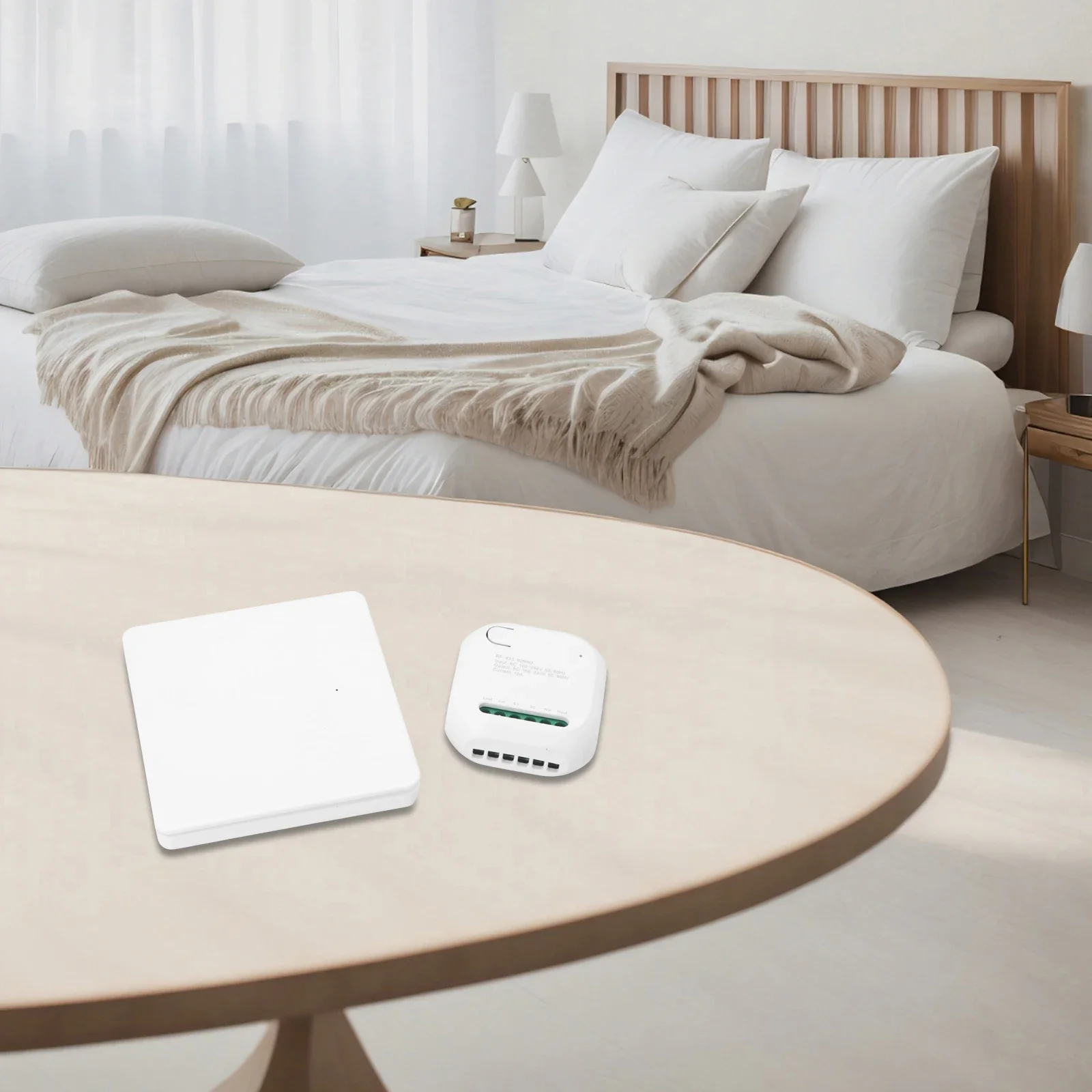 

433mhz Remote Control Device Smart Light Control RF433MHz Switch Easy Installation Memory Function Self-Powered Technology