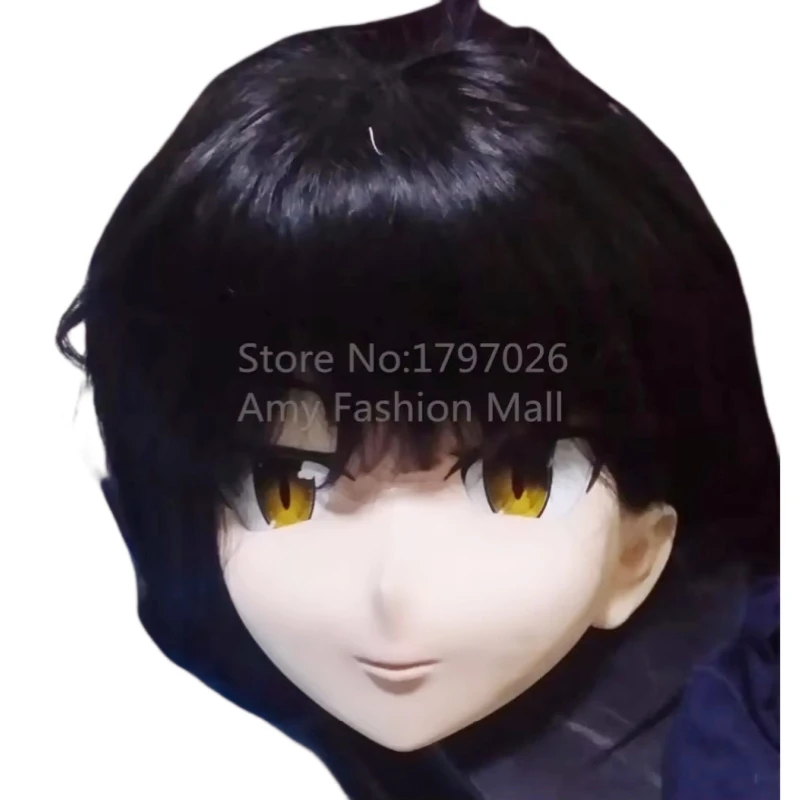 Kigurumi Cartoon Character Handmade Female Latex Silicone Full Face Kigurumi Mask Cosplay Fetish Crossdresser Kiger Anime Mask