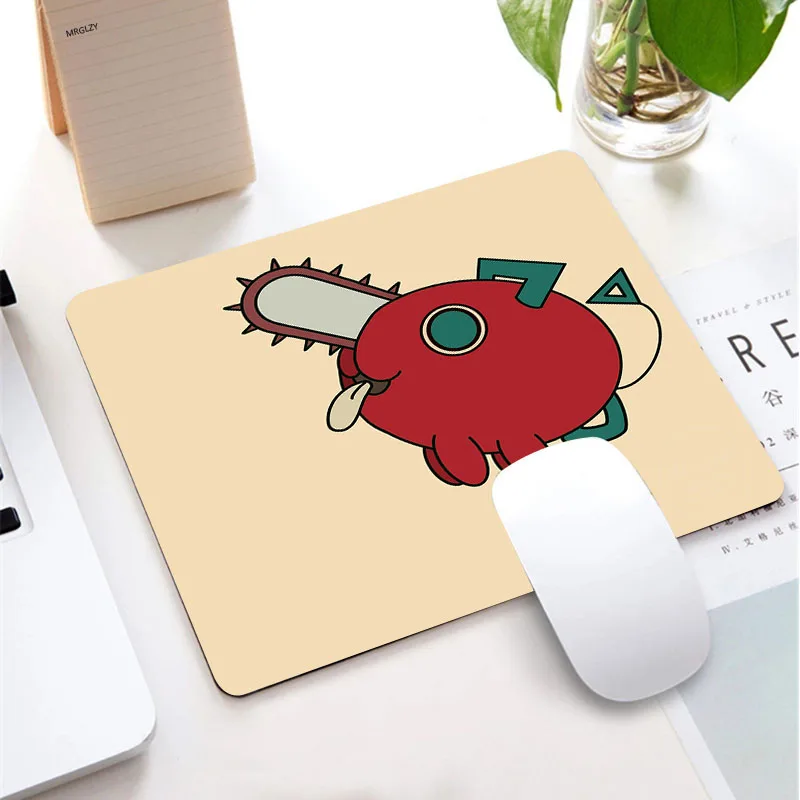 220X180MM Anime Chainsaw Man Small Rubber Mouse Pad Gaming Accessories Cute Pochita Kaeyboard Pad DeskMat MousePad Gamer for LOL