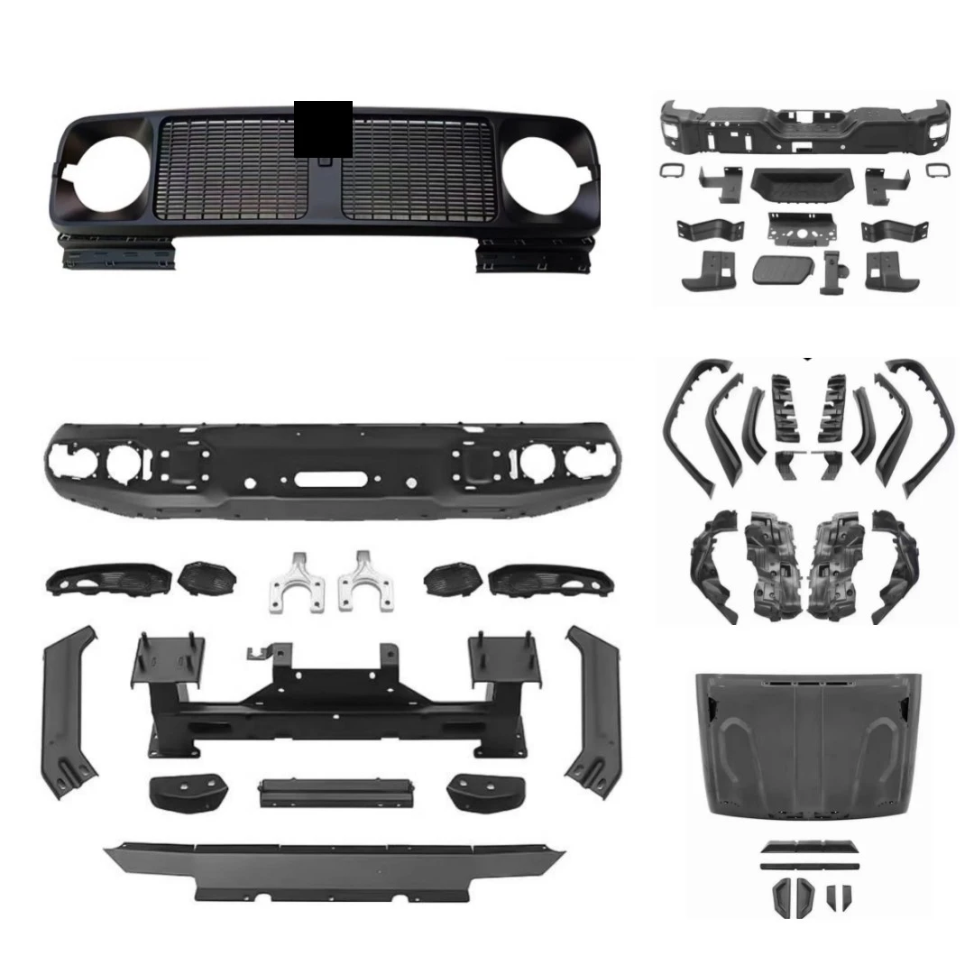 

Маска-гриль на передний и задний бампер для бампера, Модифицированная 300 подставка под крышу двигателя, аксессуары для противотуманной фары, направляющая резьба, комплект для тела