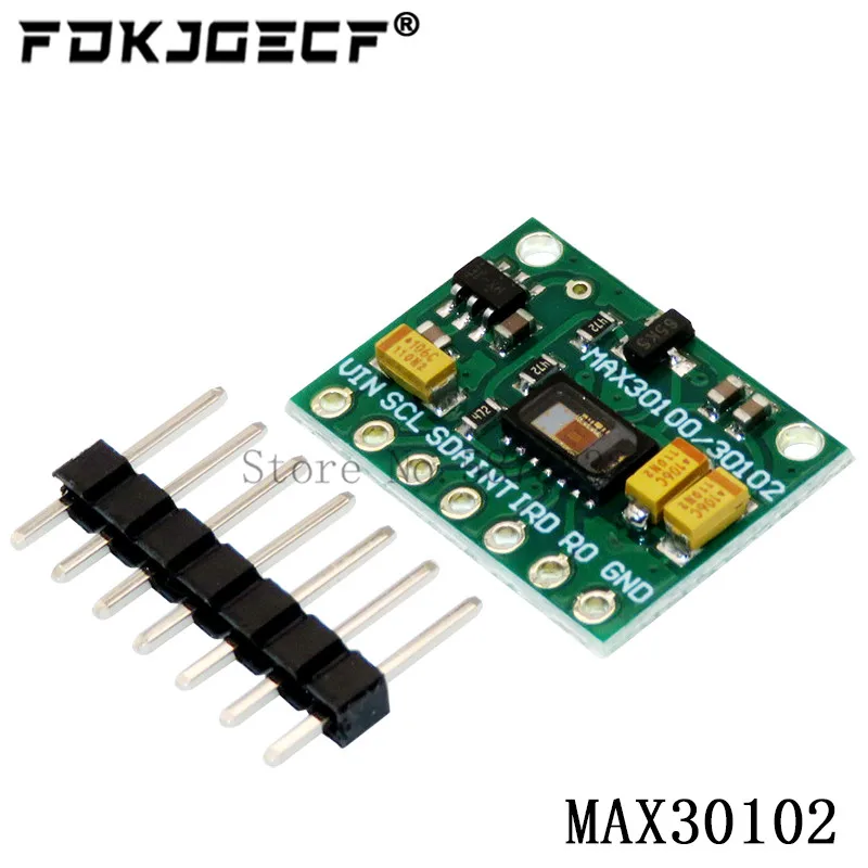 Low Power MAX30102 Heart Rate Pulse Breakout Board For Arduino / Blood Oxygen Sensor Module MAX30100 Pulse Oximeter