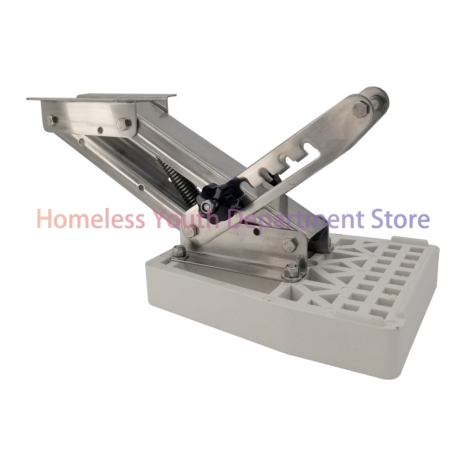 Ship engine bracket, white panel, motor bracket, 304 stainless steel, 20HP marine and yacht hardware accessories