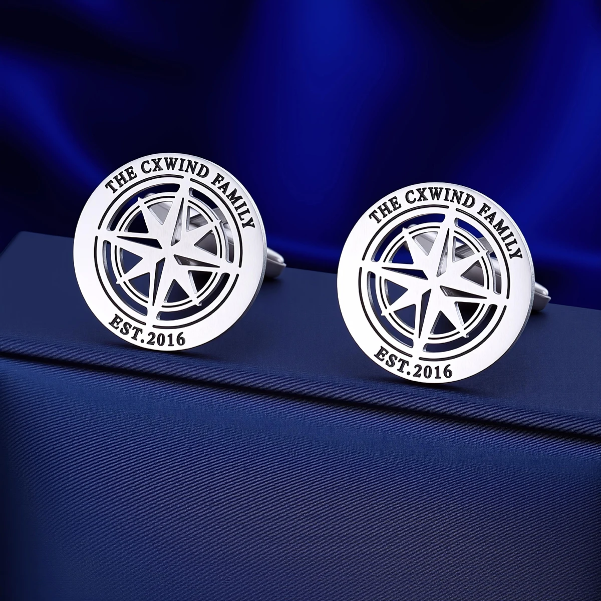 Customized Personalized Cufflink, Stainless Steel Enrgaved Wedding Engagement Jewelry,Groom Dad Best Man Father Of The Bride