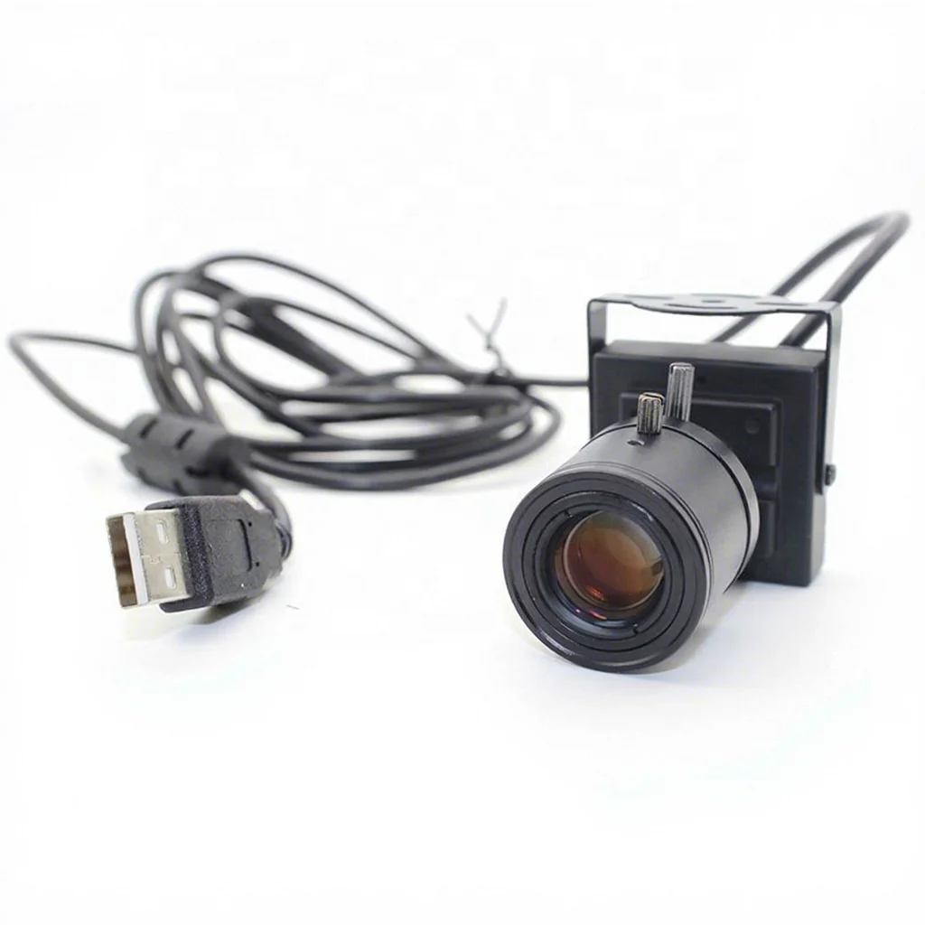 

Professional 1080P CMOS Mini USB Camera 9-22mm Varifocal Lens 2MP Wide Angle Industrial Support Linux Windows & Android