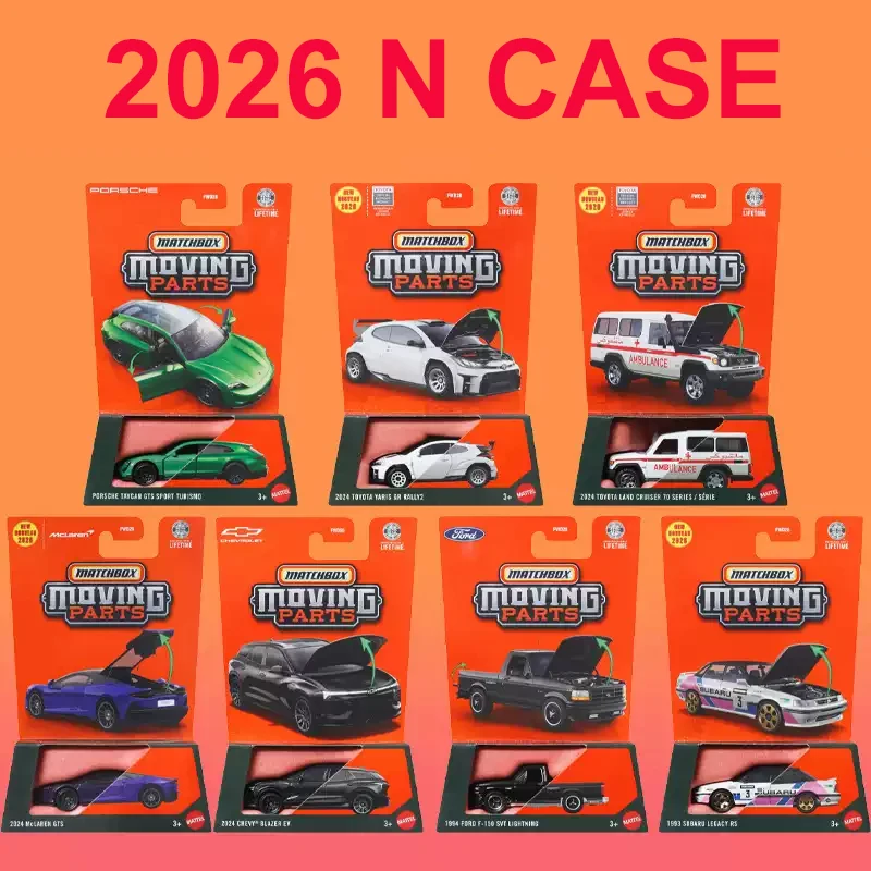 Autos de Juguete Originales Matchbox con Piezas Móviles, Escala 1/64, Metálicos, McLaren, Toyota, Chevy, Ford, Porsche, Colección de Modelos de Vehículos, Regalo