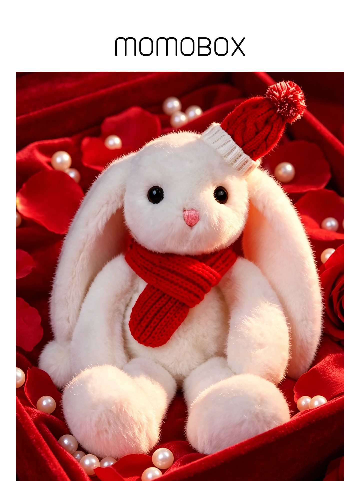 

Мягкая плюшевая игрушка-компаньон: милый маленький кролик-кукла для снятия стресса, успокаивающая игрушка для кровати, фигурка, подарок на день рождения/свадьбу