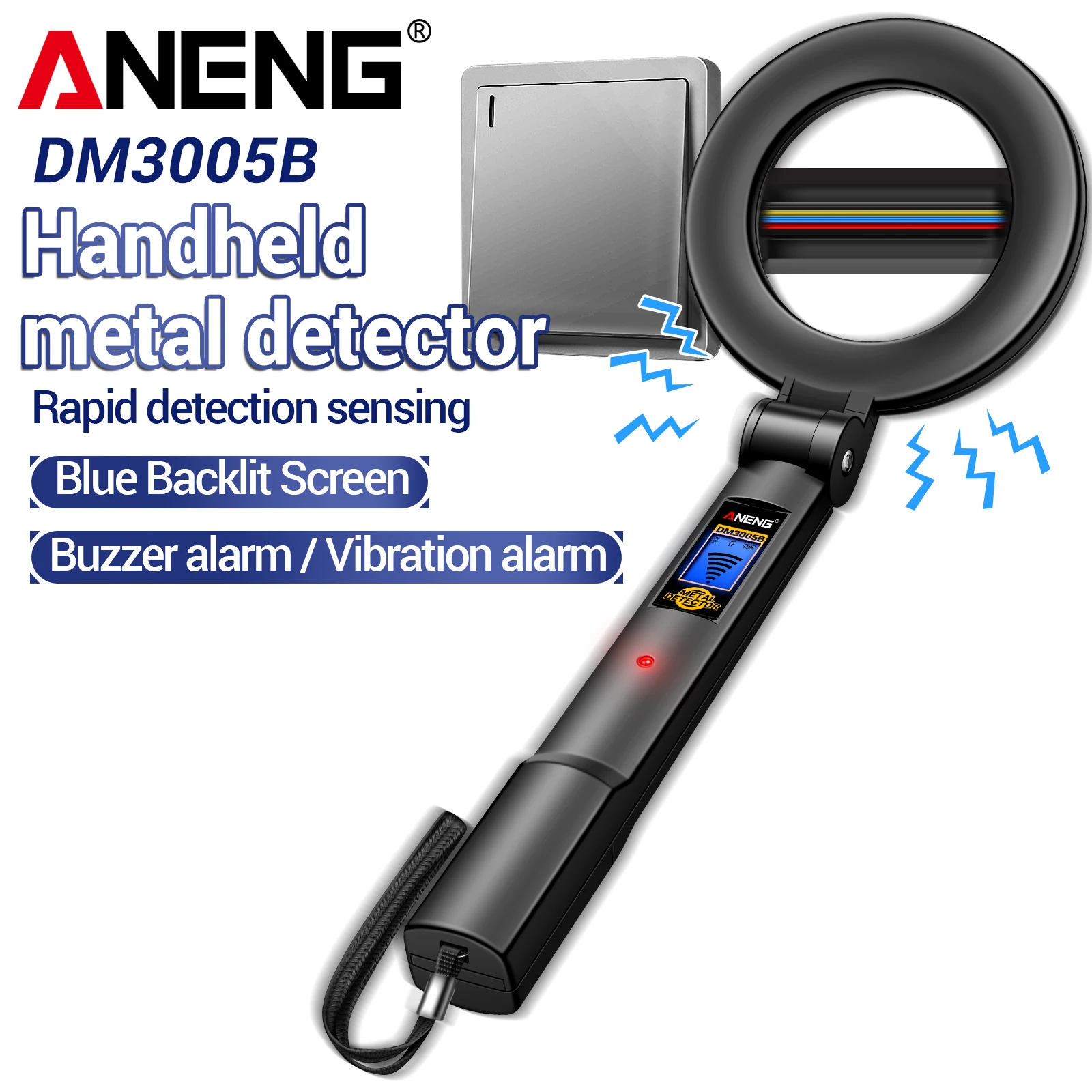 جهاز كشف المعادن المحمول ANENG - مراجعة Power Tools Mall وسعره