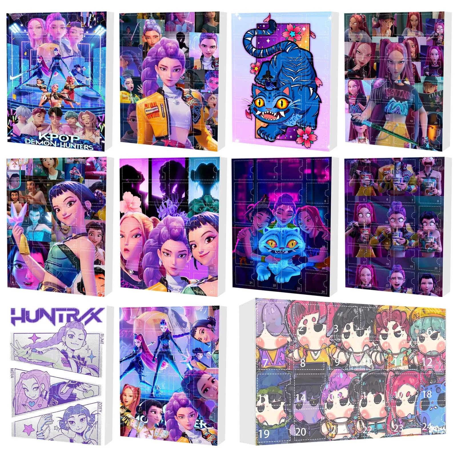 2026年アニメポップ デビルハンター ブラインドボックス 分解楽しいブラインドバッグ 小型フィギュア 周辺グッズ デスクトップブラインドボックスデコレーションギフト