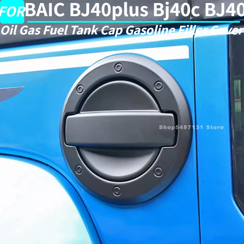 

Car Fuel Tank Cap Cover Trim Sticker for BAIC BJ40plus Bj40c BJ40 Exterior Accessories 2018-2019 2021 2022 2023
