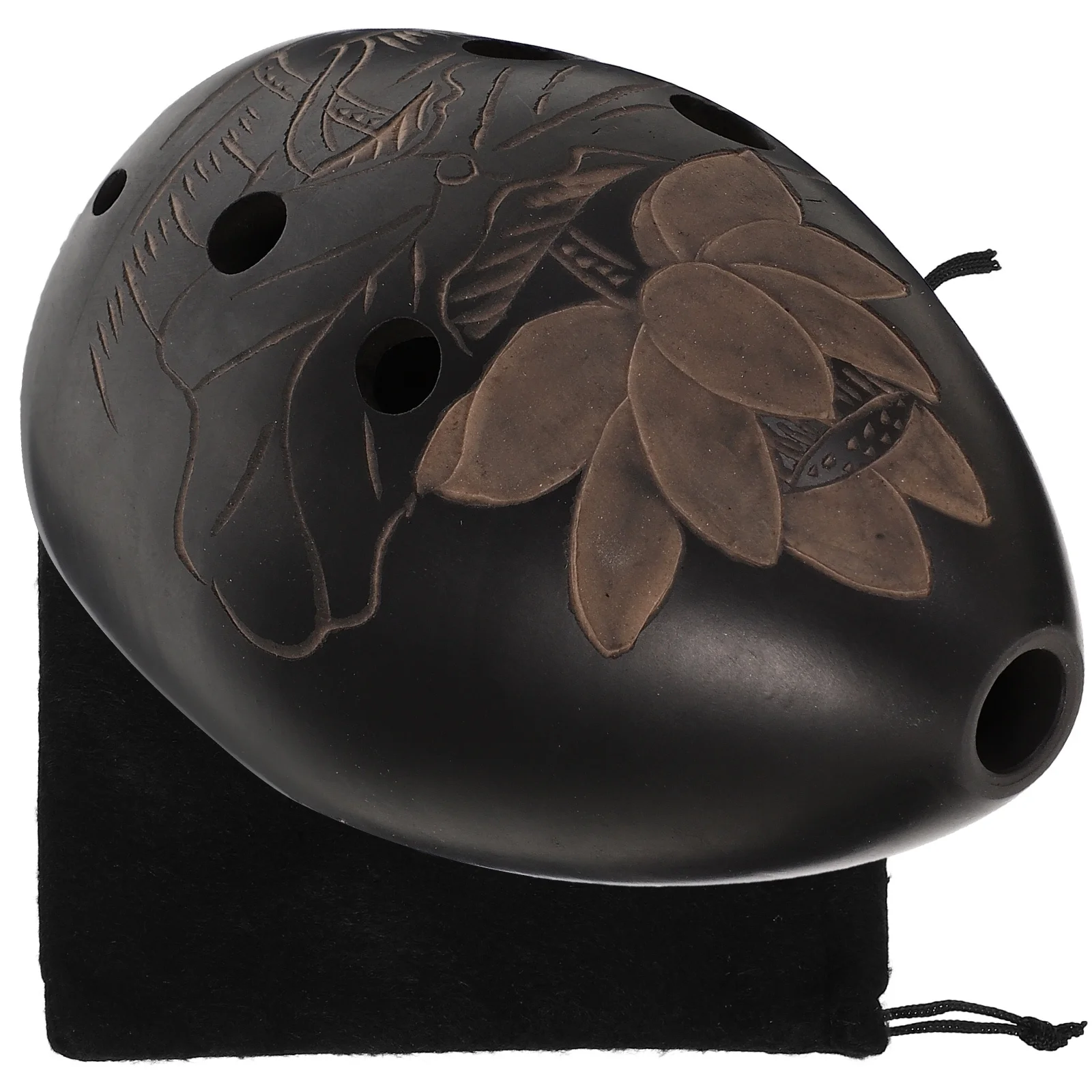 

1Pcs Beautiful Sound 8 Hole Ocarina Pottery Instrument Portable Mini Music Gift for Students and Beginners 8 Hole Ocarina